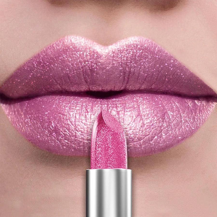 21Colors Metallic Lipstick - Bold Glitter & Matte Finish (Longwear Gift Set)