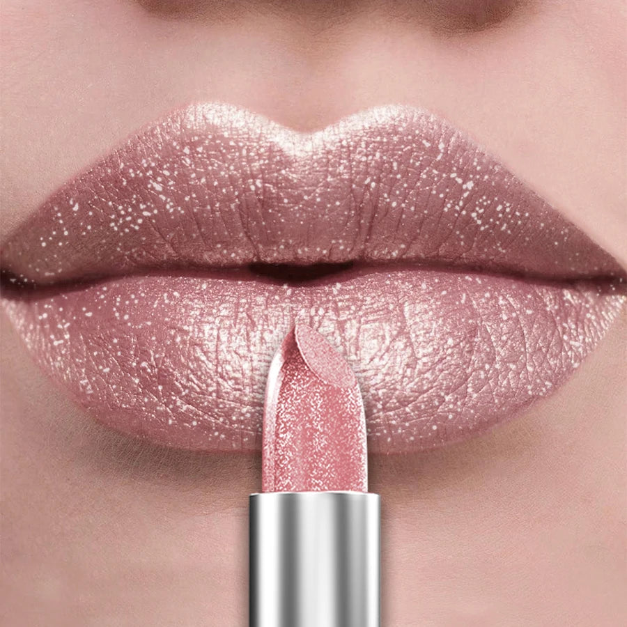 21Colors Metallic Lipstick - Bold Glitter & Matte Finish (Longwear Gift Set)