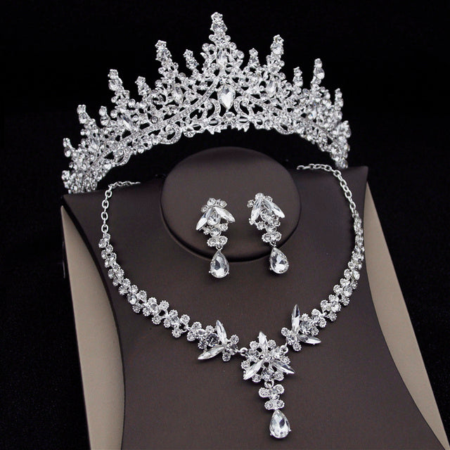 Elegant Royal Queen Bridal Jewelry Set for Women