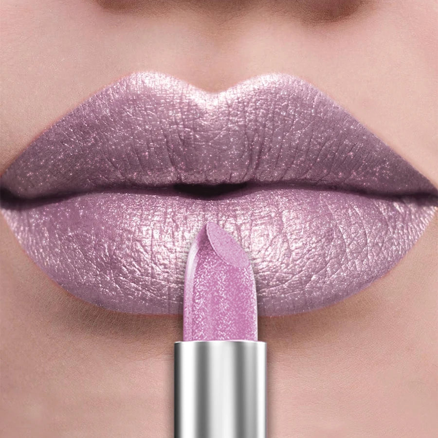 21Colors Metallic Lipstick - Bold Glitter & Matte Finish (Longwear Gift Set)