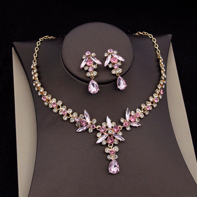 Elegant Royal Queen Bridal Jewelry Set for Women