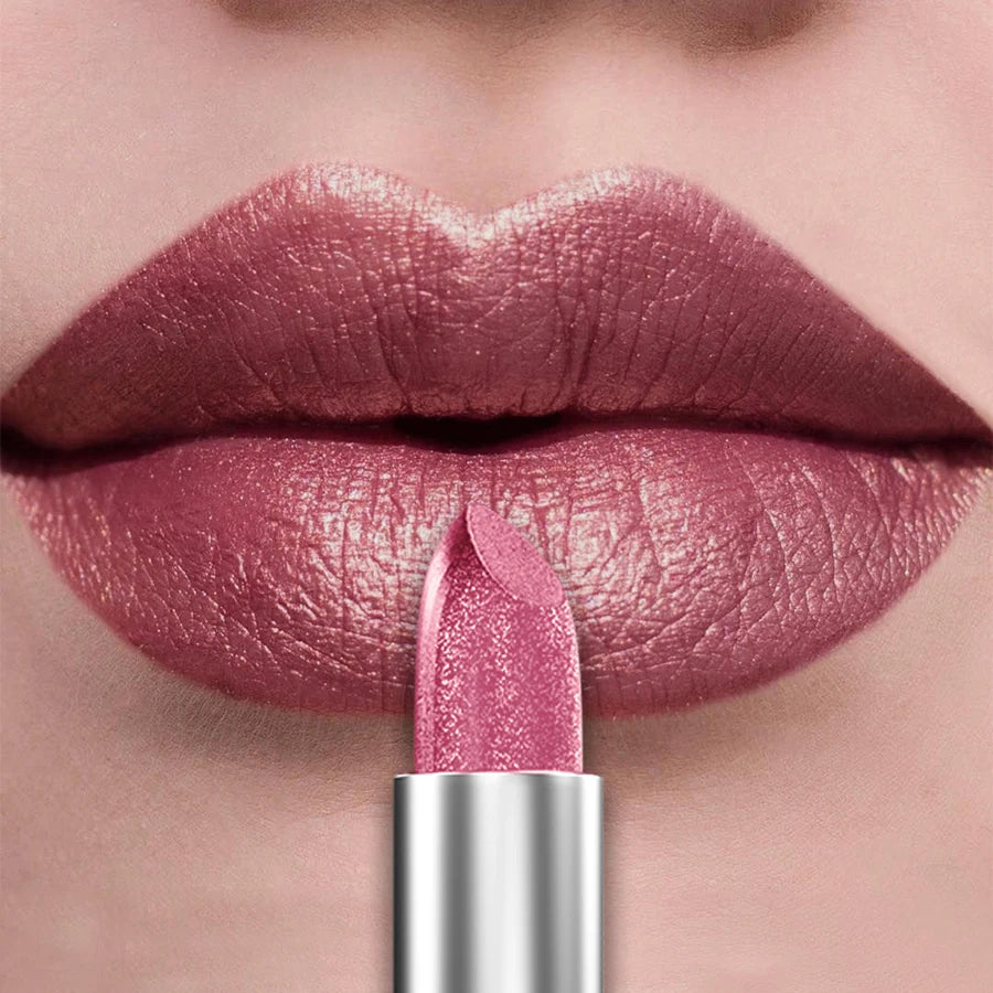 21Colors Metallic Lipstick - Bold Glitter & Matte Finish (Longwear Gift Set)