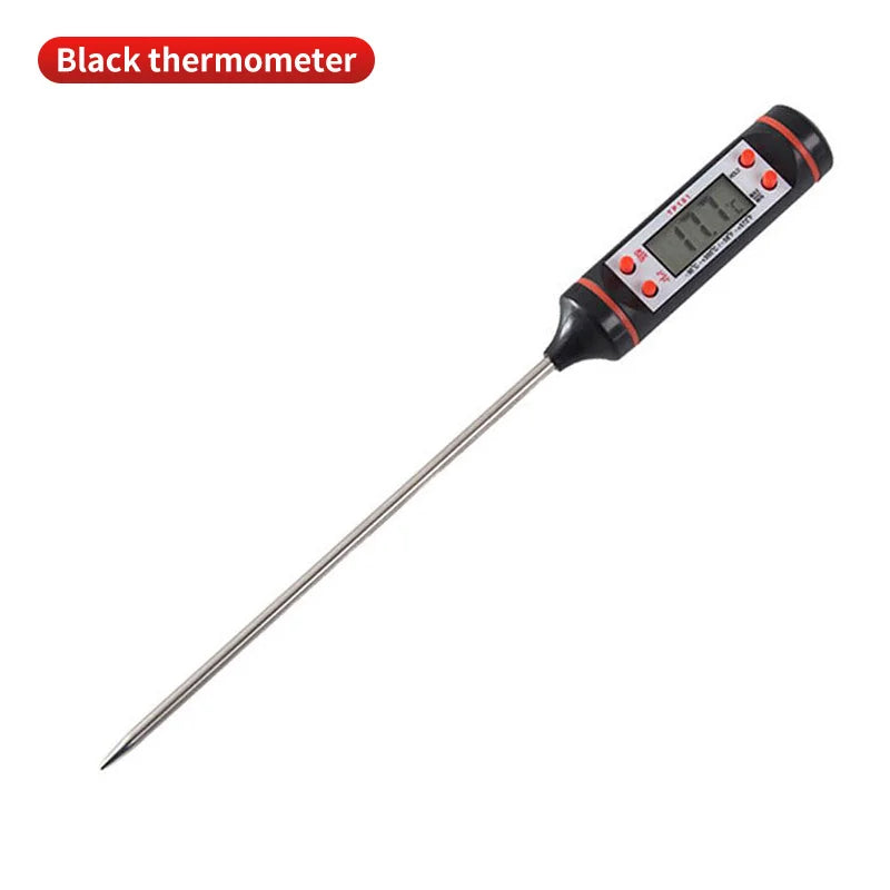 1 pcs Food Baking Digital Kitchen Thermometer Electronic Probe Type Liquid Barbecue BBQ Temperature Measuring Pen