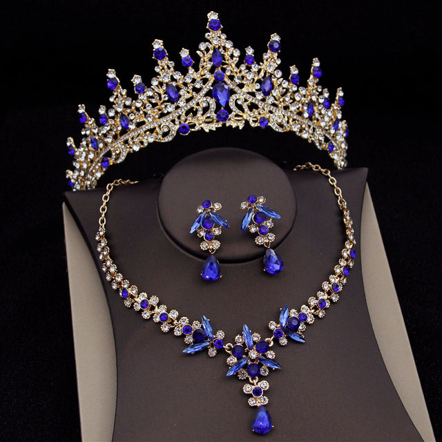 Elegant Royal Queen Bridal Jewelry Set for Women