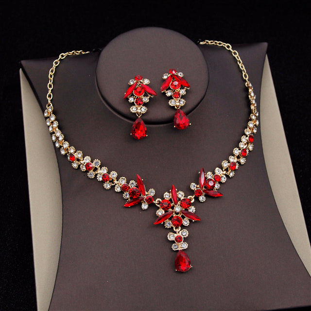 Elegant Royal Queen Bridal Jewelry Set for Women