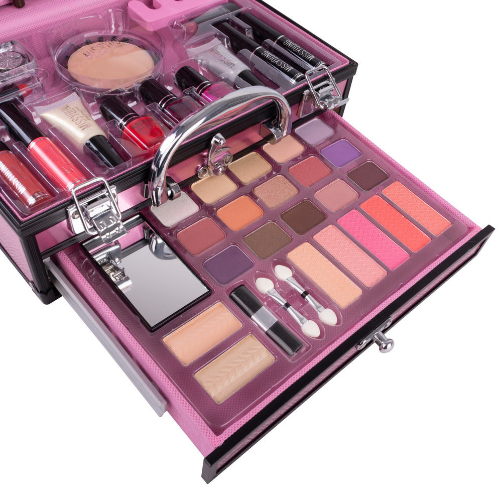 Complete Girls Makeup Set with Nail Art Tools