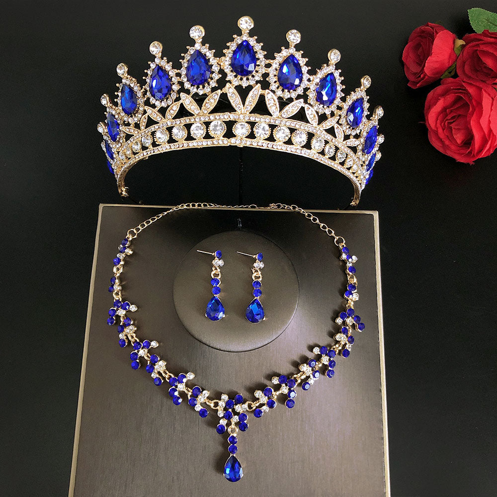 Elegant Royal Queen Bridal Jewelry Set for Women