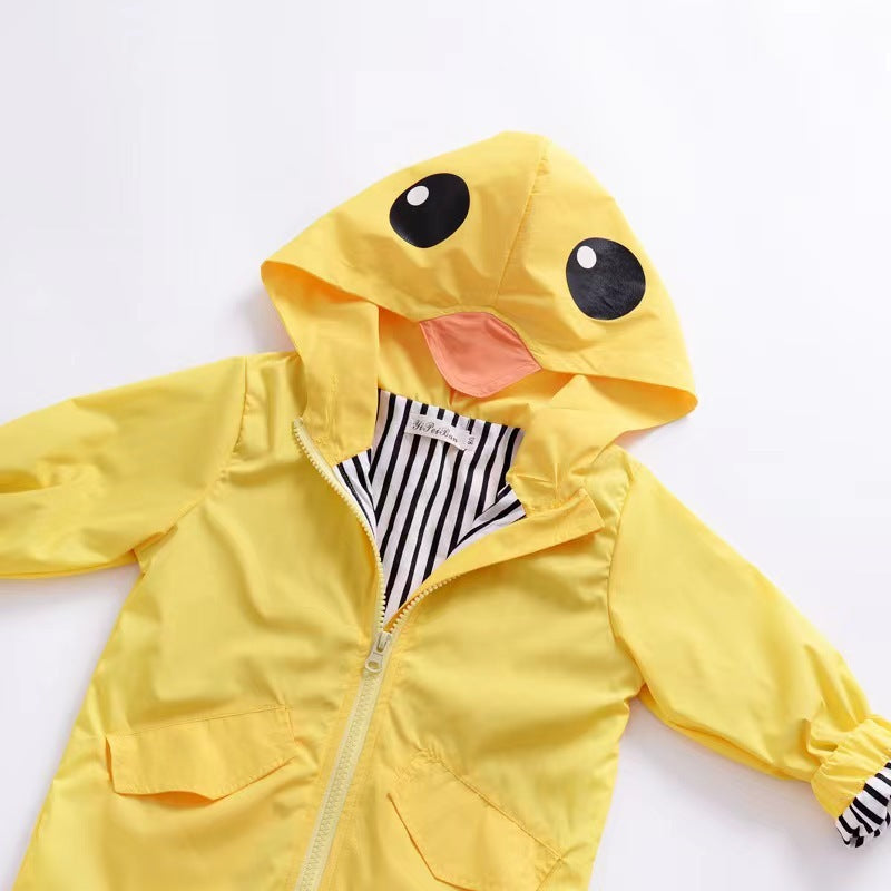 Adorable Unisex Cartoon Hoodie Coat for Kids