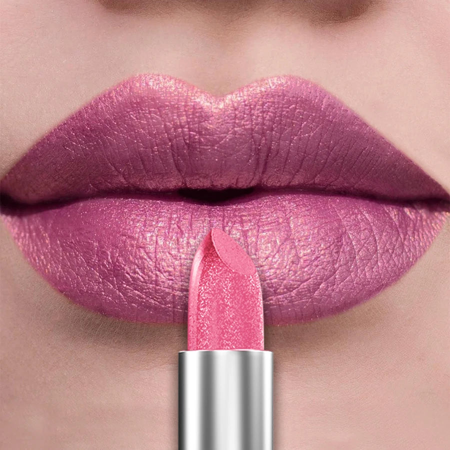 21Colors Metallic Lipstick - Bold Glitter & Matte Finish (Longwear Gift Set)
