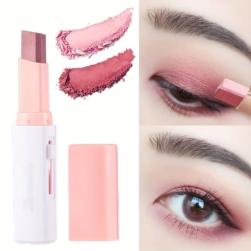 Two Color Gradient Eye Shadow Stick Three Dimensional Natural Without Taking Off Makeup