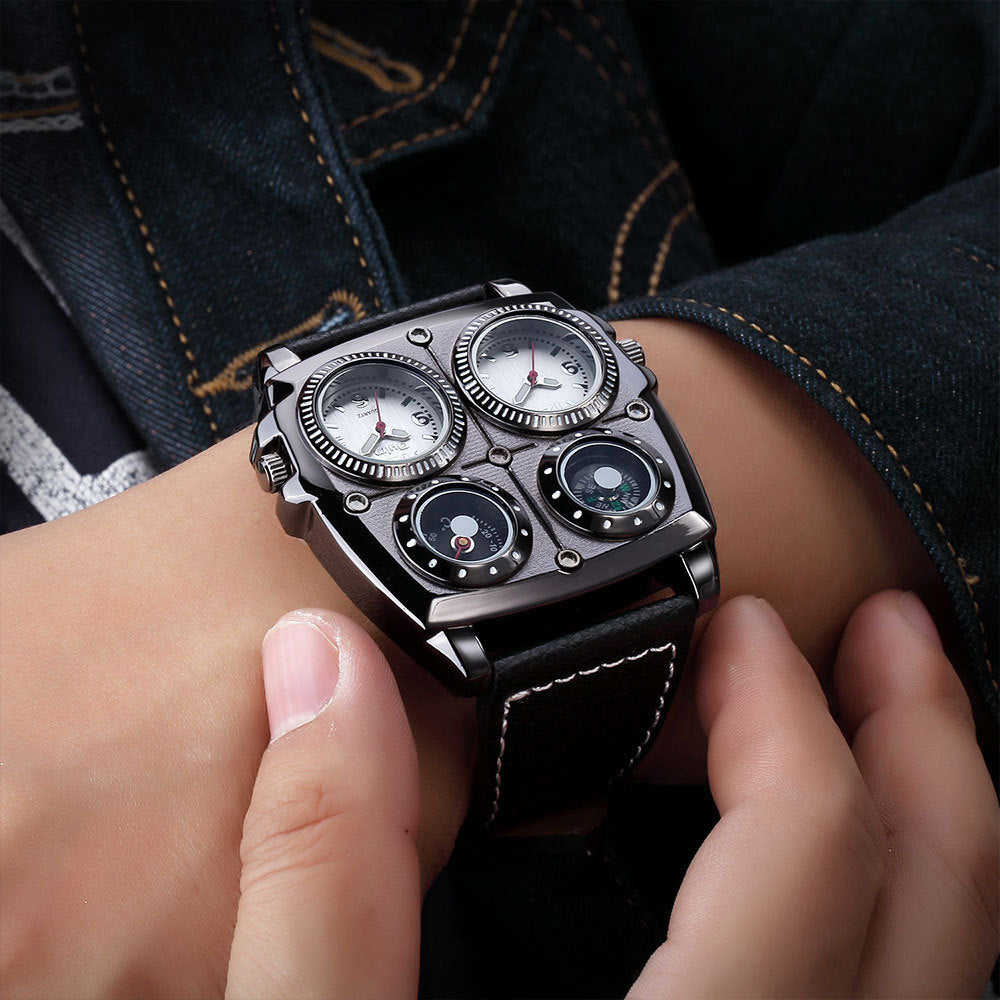 Men's Quartz Watch with Luminous Features