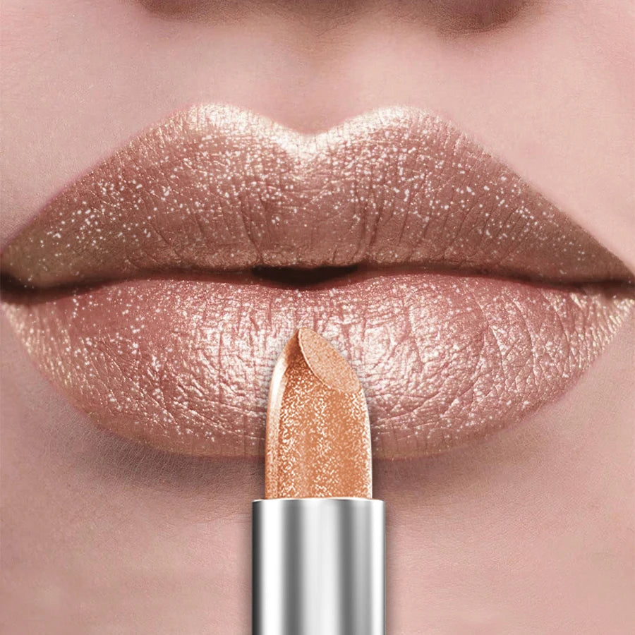 21Colors Metallic Lipstick - Bold Glitter & Matte Finish (Longwear Gift Set)
