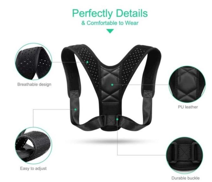 Unisex Adjustable Back Posture Corrector - Improve Posture Anytime