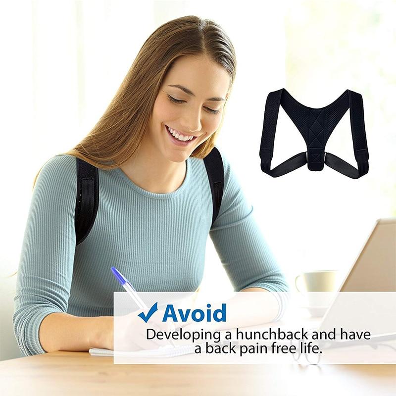 Unisex Adjustable Back Posture Corrector - Improve Posture Anytime