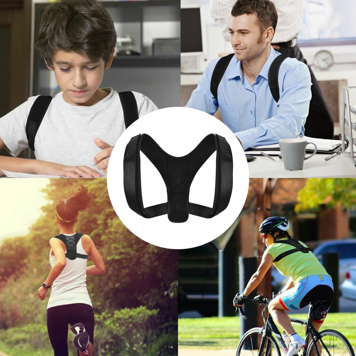 Unisex Adjustable Back Posture Corrector - Improve Posture Anytime