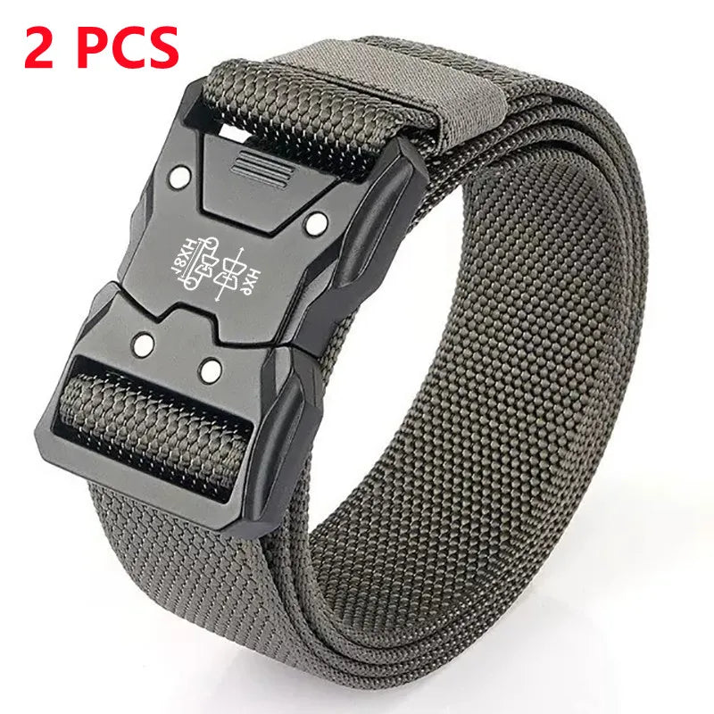 High Quality Men Belt Outdoor Work Training Belt Woven Belt Canvas Multi Function Belt Denim Belt