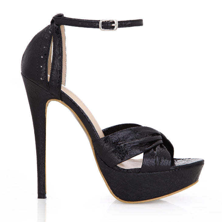 Fashion Red Burst Cracked Women's Shoes