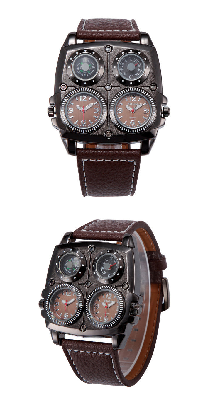 Men's Quartz Watch with Luminous Features