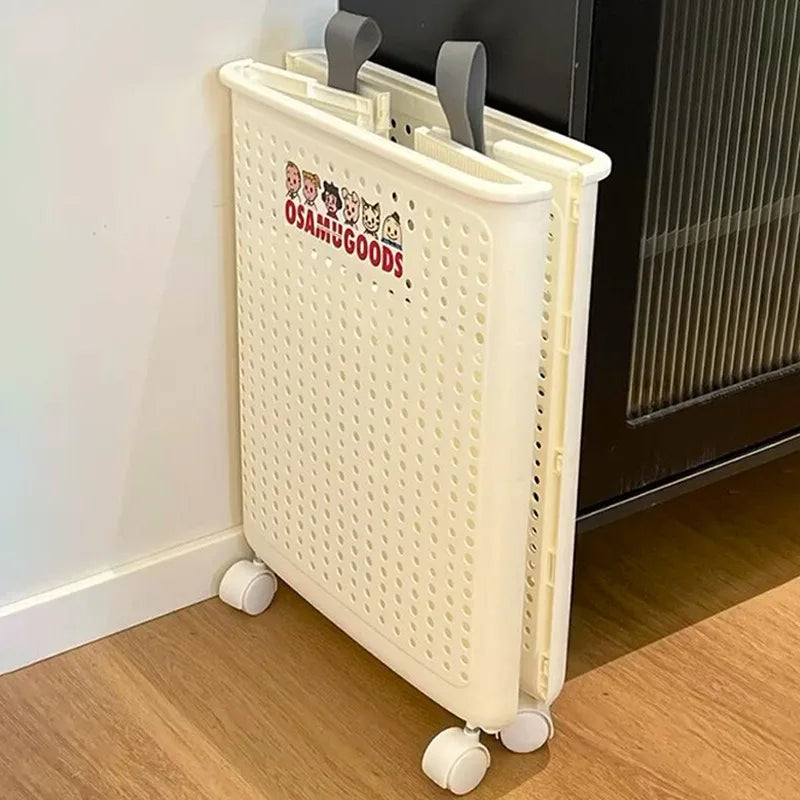 Foldable laundry basket large size with wheels dirty clothes basket storage basket suitable for laundry room dirty clothes