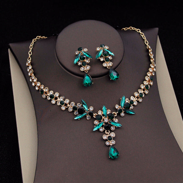 Elegant Royal Queen Bridal Jewelry Set for Women
