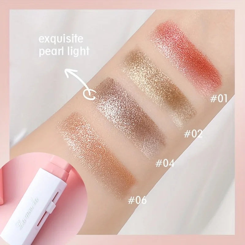 Two Color Gradient Eye Shadow Stick Three Dimensional Natural  Without Taking Off Makeup