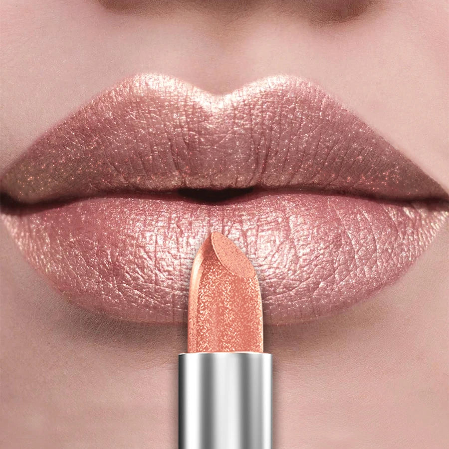 21Colors Metallic Lipstick - Bold Glitter & Matte Finish (Longwear Gift Set)