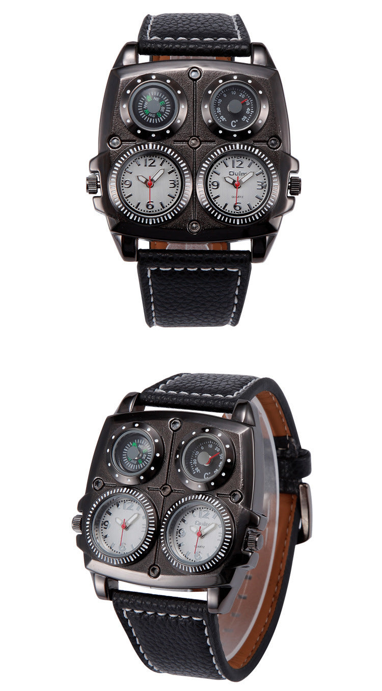 Men's Quartz Watch with Luminous Features