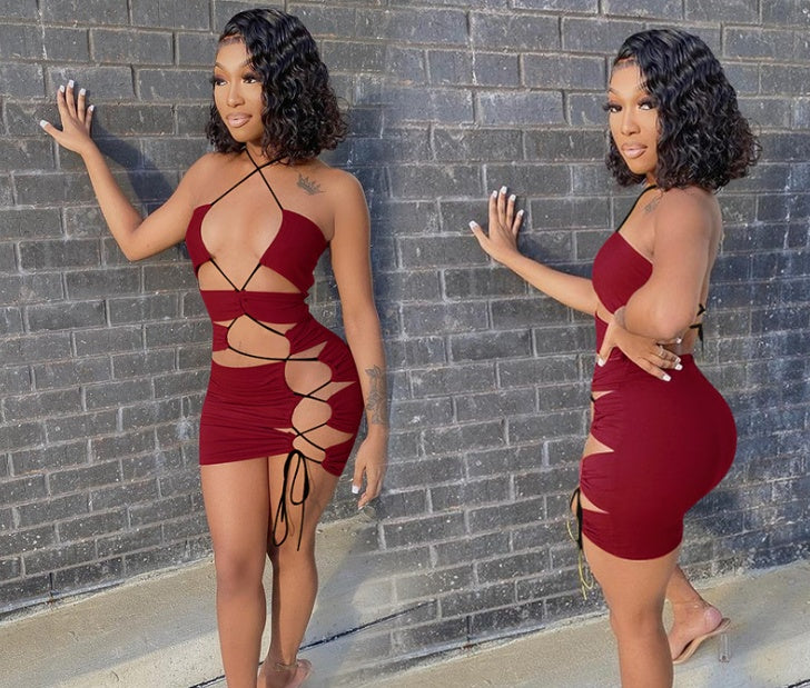 Women's Drawstring Dress