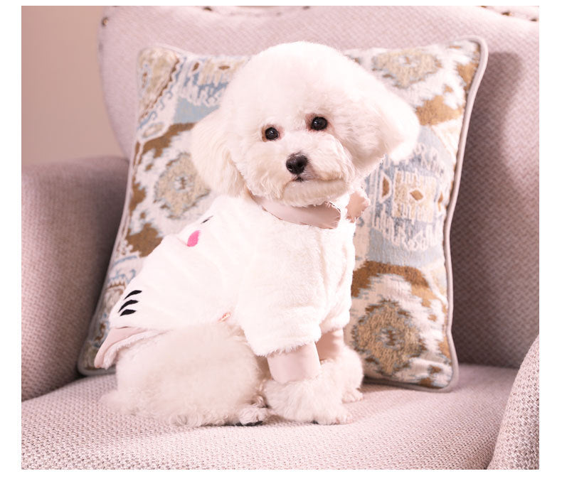 Adorable Princess Dog Clothes for Pomeranian Bichon Teddy