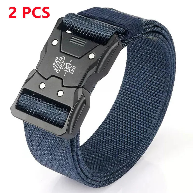 High Quality Men Belt Outdoor Work Training Belt Woven Belt Canvas Multi Function Belt Denim Belt