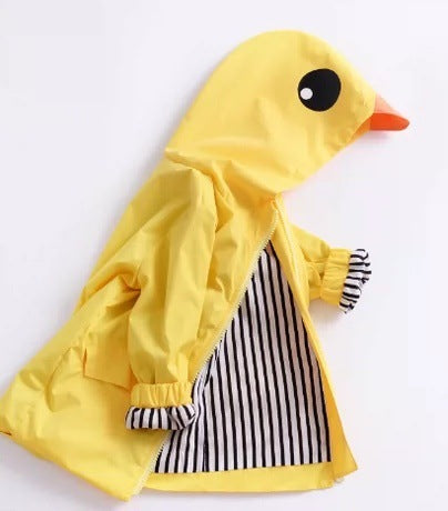 Adorable Unisex Cartoon Hoodie Coat for Kids