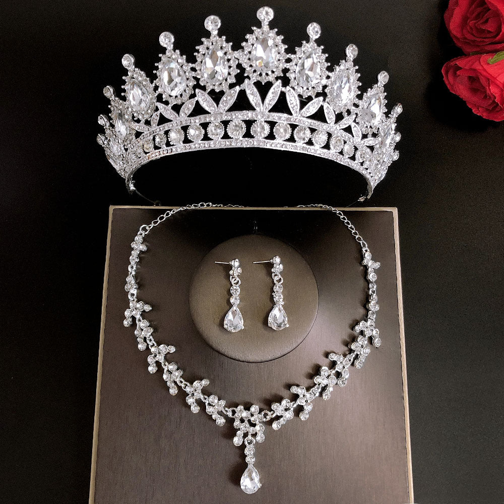 Elegant Royal Queen Bridal Jewelry Set for Women