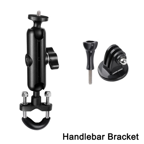 Metal Motorcycle Bicycle Camera Holder Handlebar Mirror Mount Bike