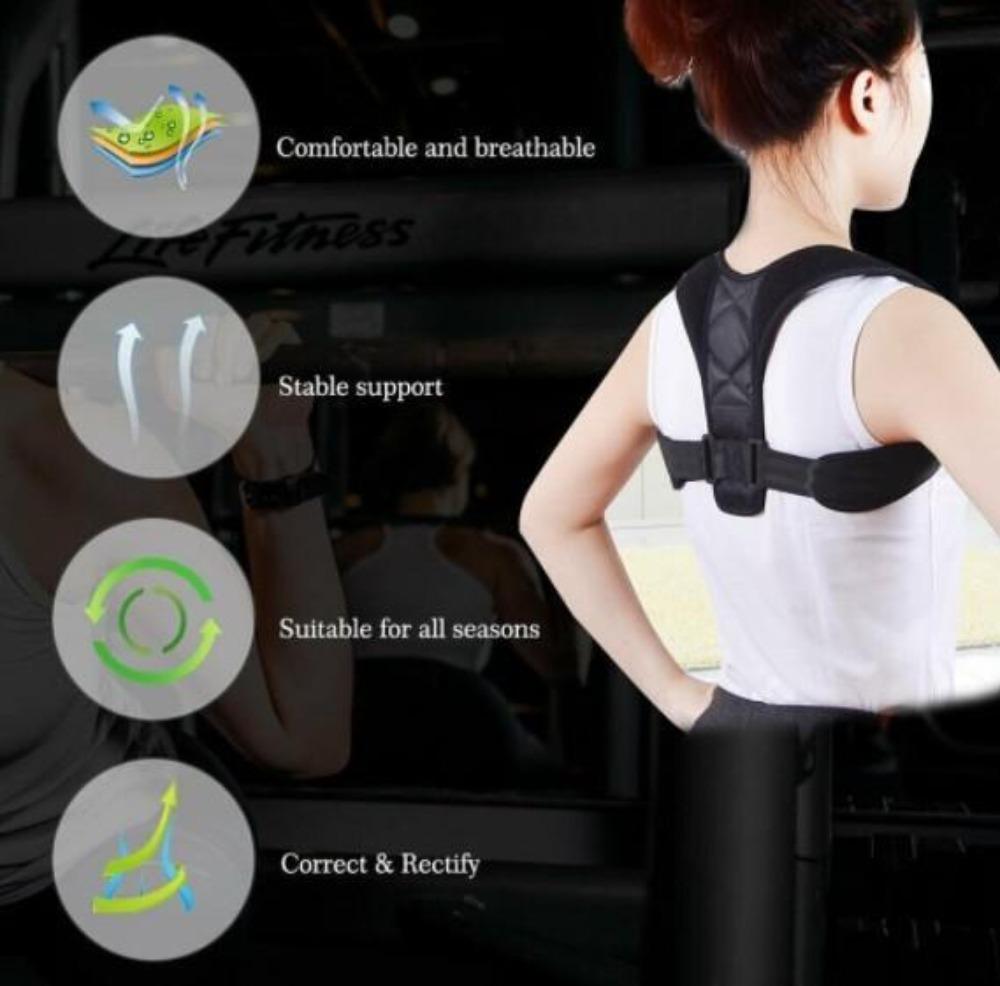 Unisex Adjustable Back Posture Corrector - Improve Posture Anytime