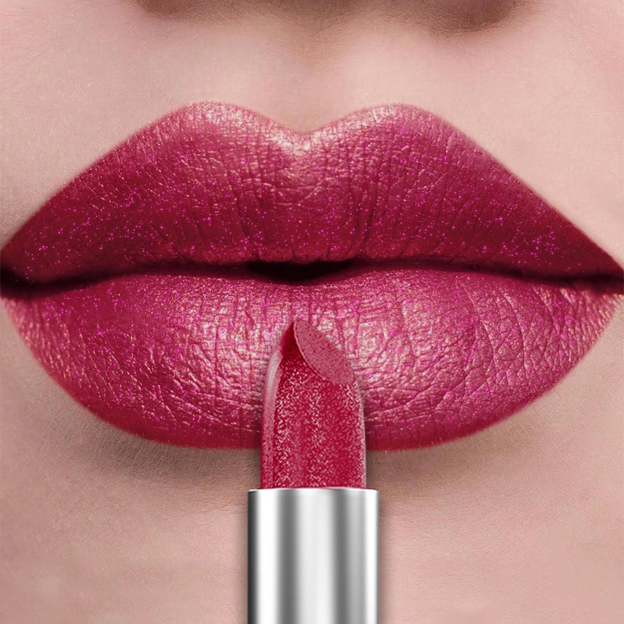 21Colors Metallic Lipstick - Bold Glitter & Matte Finish (Longwear Gift Set)
