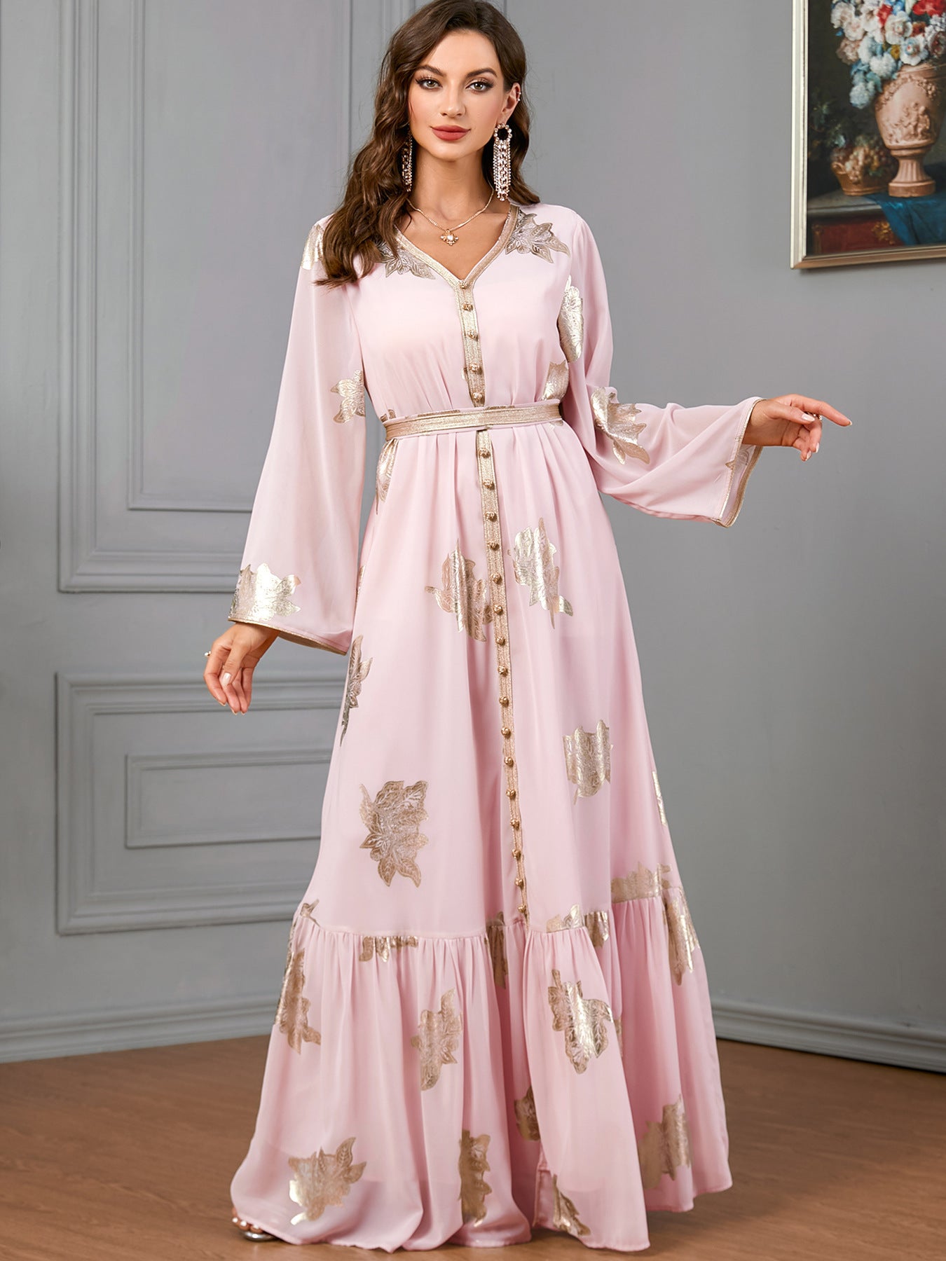 Women's Casual Long-Sleeved Dress