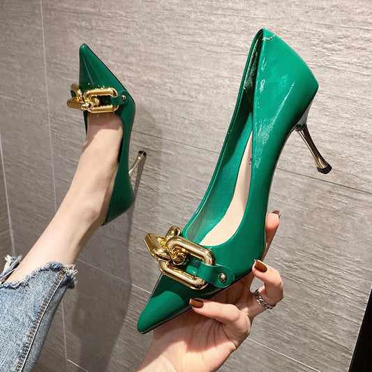 New Girl Pointy Stiletto High Heels - Professional Work Shoes