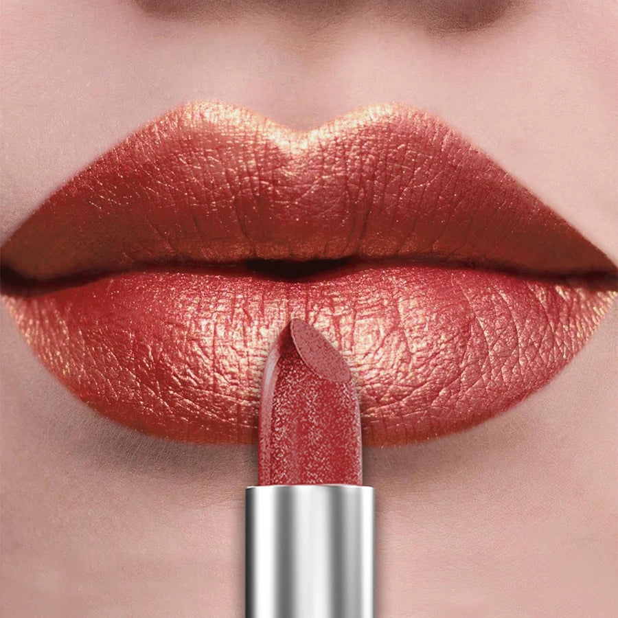 21Colors Metallic Lipstick - Bold Glitter & Matte Finish (Longwear Gift Set)