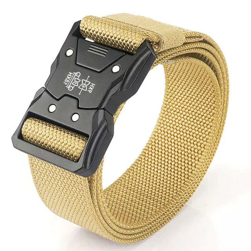 High Quality Men Belt Outdoor Work Training Belt Woven Belt Canvas Multi Function Belt Denim Belt