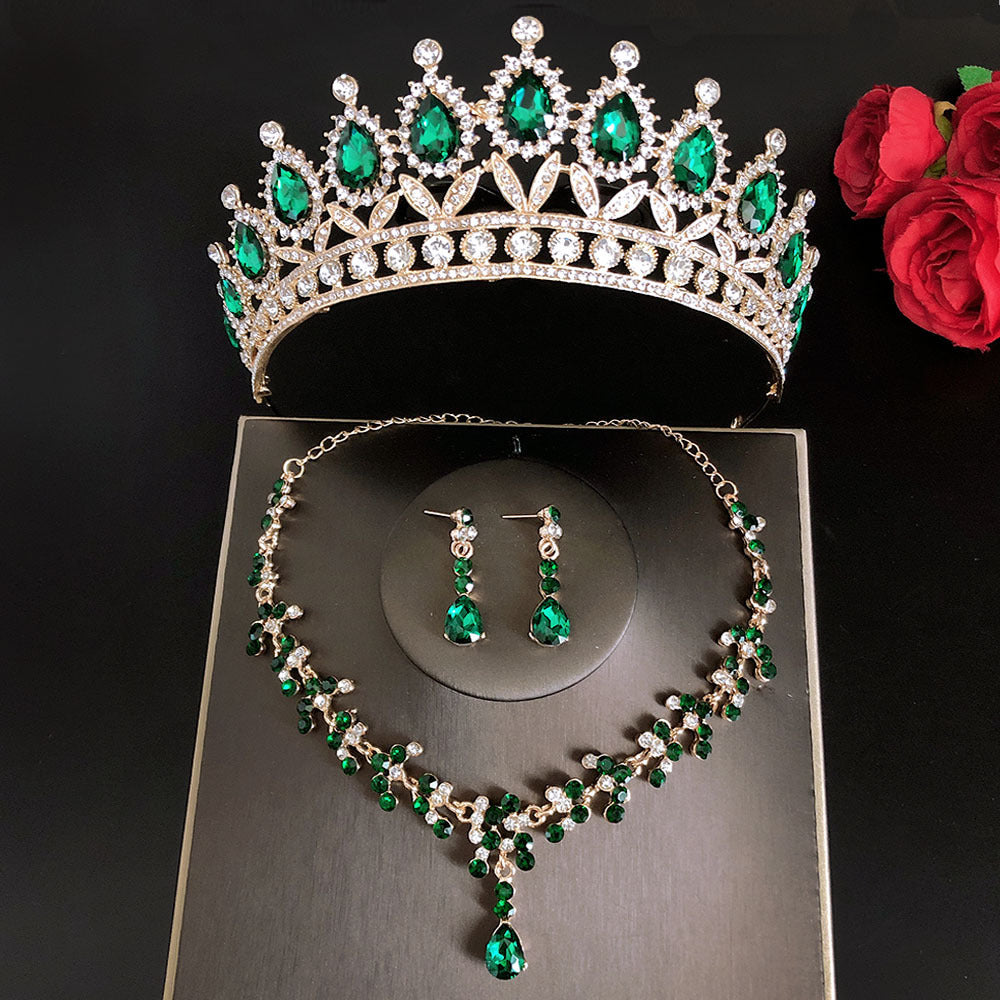 Elegant Royal Queen Bridal Jewelry Set for Women