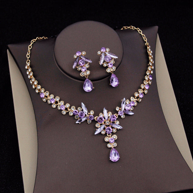 Elegant Royal Queen Bridal Jewelry Set for Women