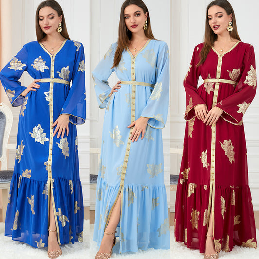 Women's Casual Long-Sleeved Dress