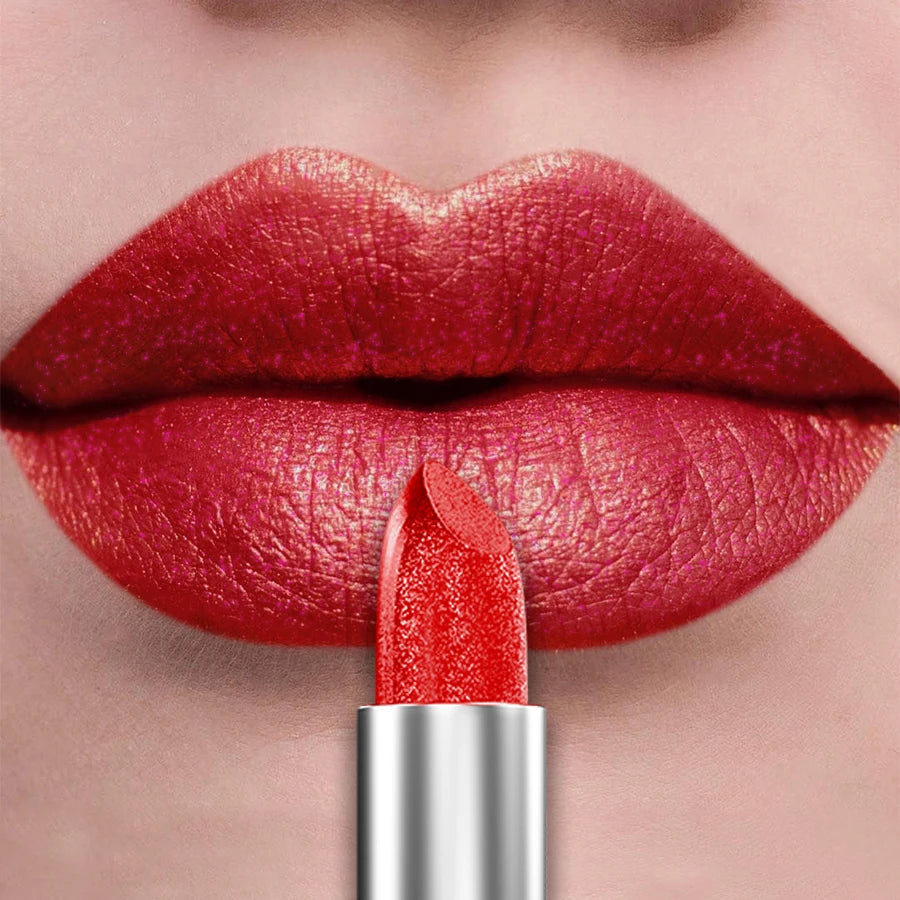21Colors Metallic Lipstick - Bold Glitter & Matte Finish (Longwear Gift Set)