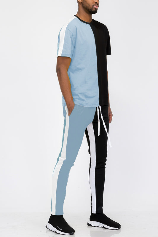 Men's Two Way Split Tshirt Set