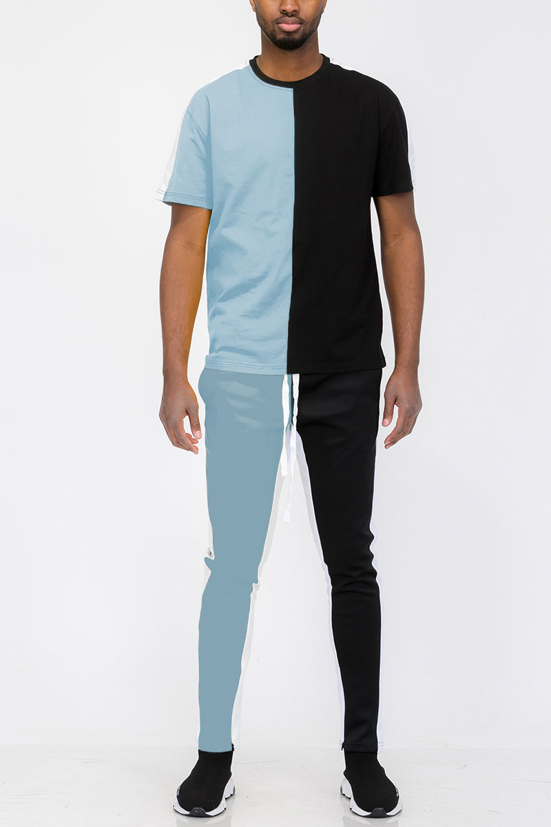 Men's Two Way Split Tshirt Set