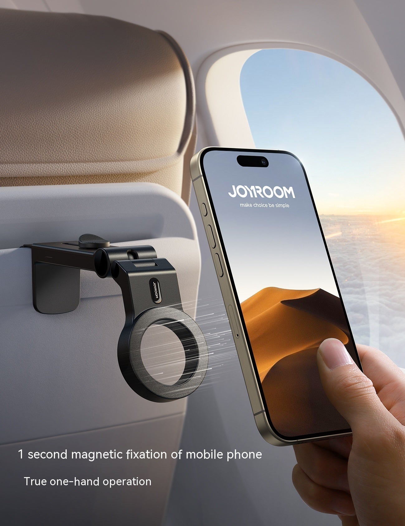 Universal Magnetic Travel Phone Holder for Desktop