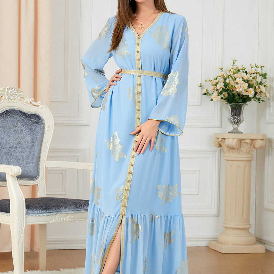 Women's Casual Long-Sleeved Dress