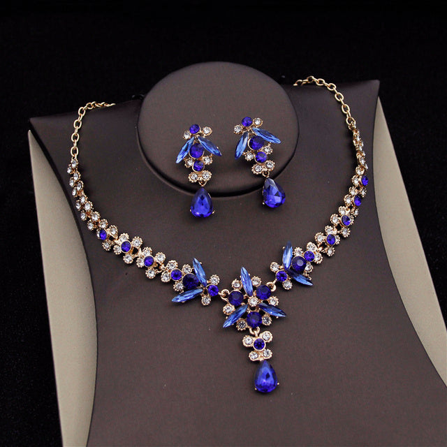 Elegant Royal Queen Bridal Jewelry Set for Women