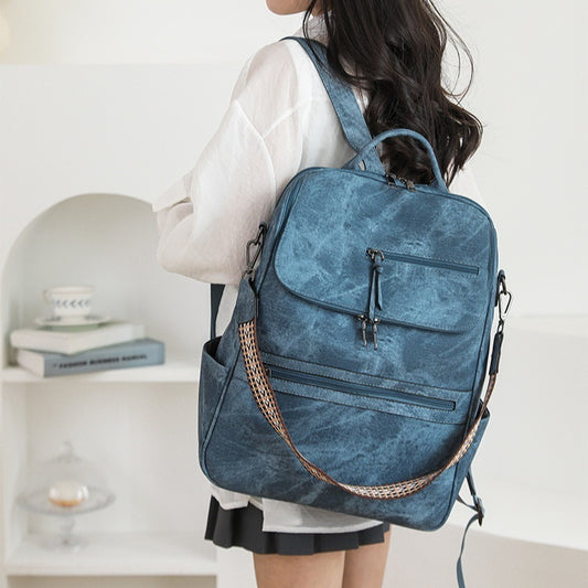 Trendy Retro Backpack for Students
