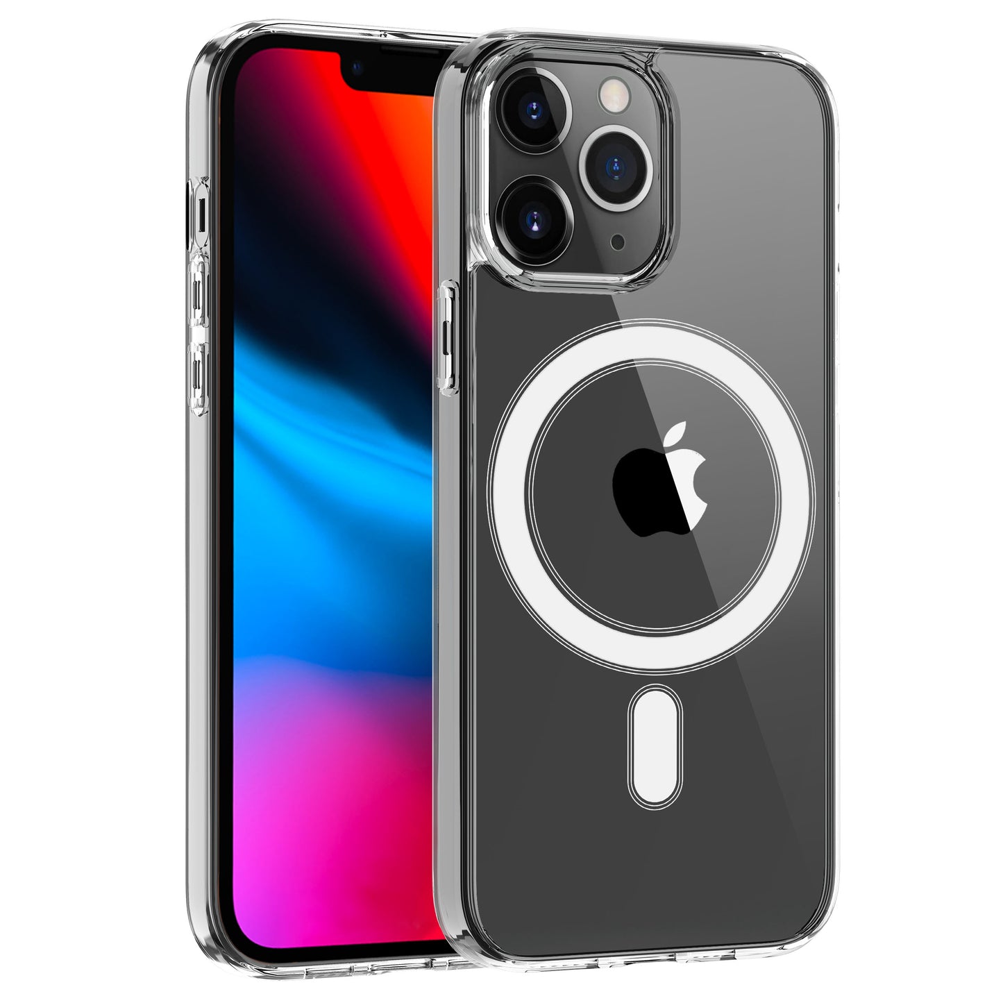 KIKO Clear Magnetic MagSafe Circle Case for iPhone 13 Pro